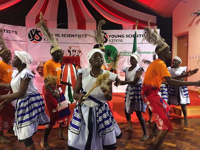 Dancers from St. Francis of Assisi Secondary School, Korogocho, Nairobi