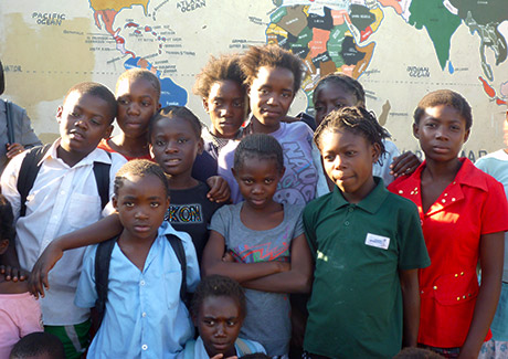 Group of Children from the Mancilla Community School in Lusaka