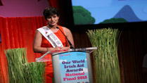 Maria Walsh Rose of Tralee at the Our World Award finals 2015