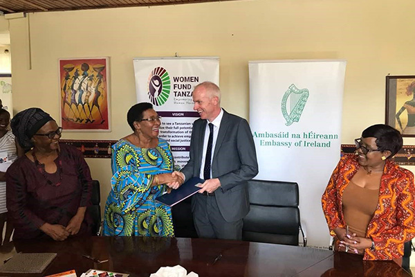 Women Fund Tanzania grant signing 